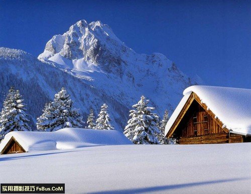 教你怎样在雪天拍风光 教你怎样在雪天拍风光